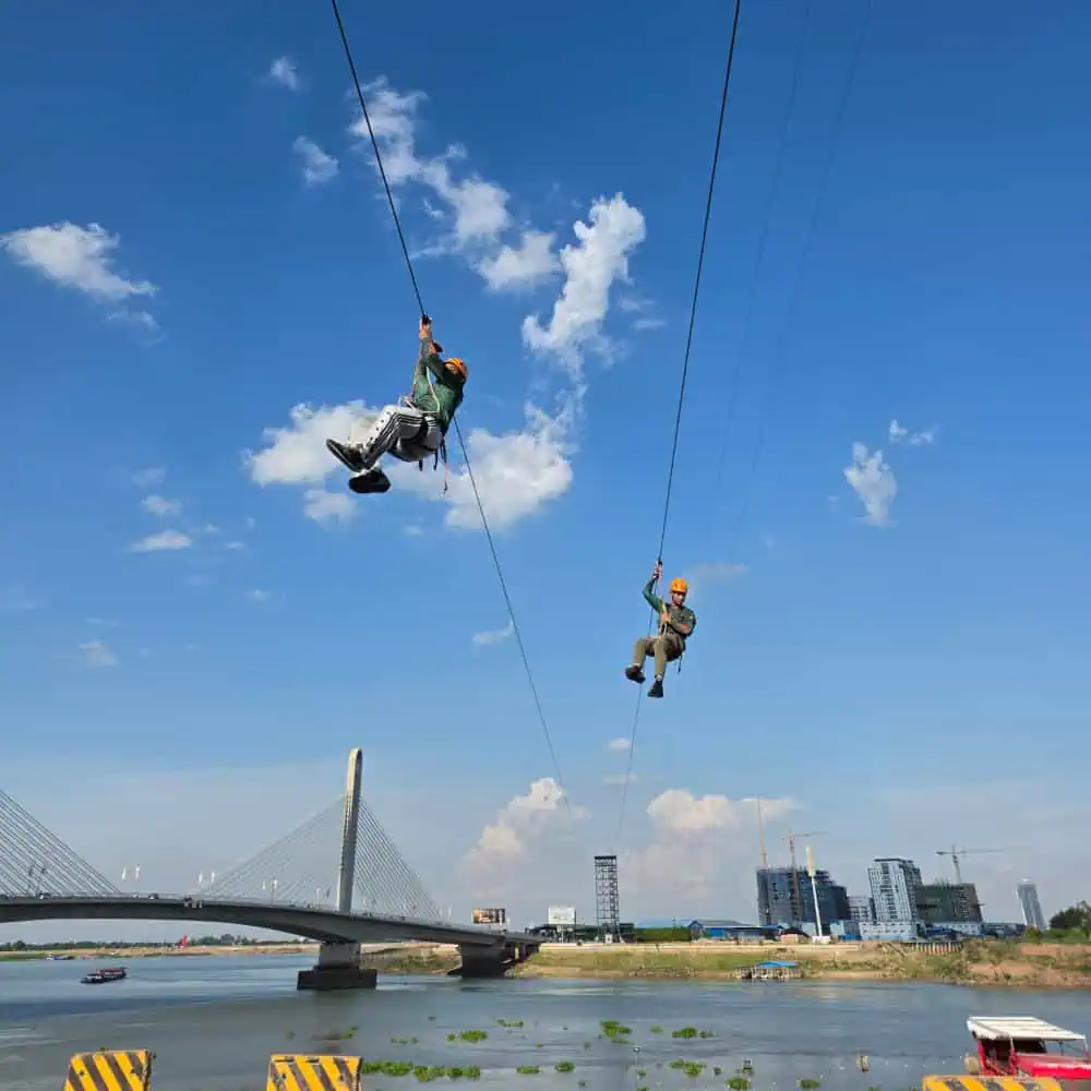 Phnom Penh Zipline Diamond Island