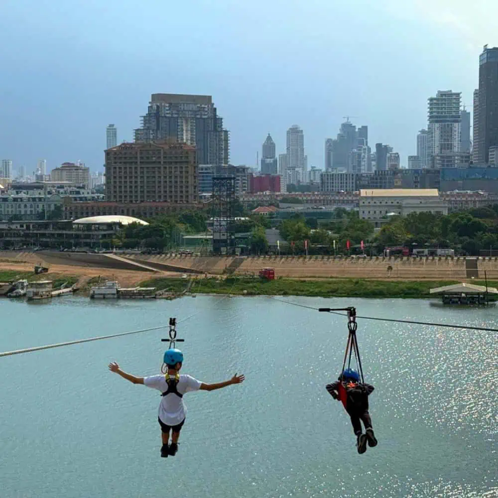 Mekong Zipline Group Adventures and Custom Group Adventures