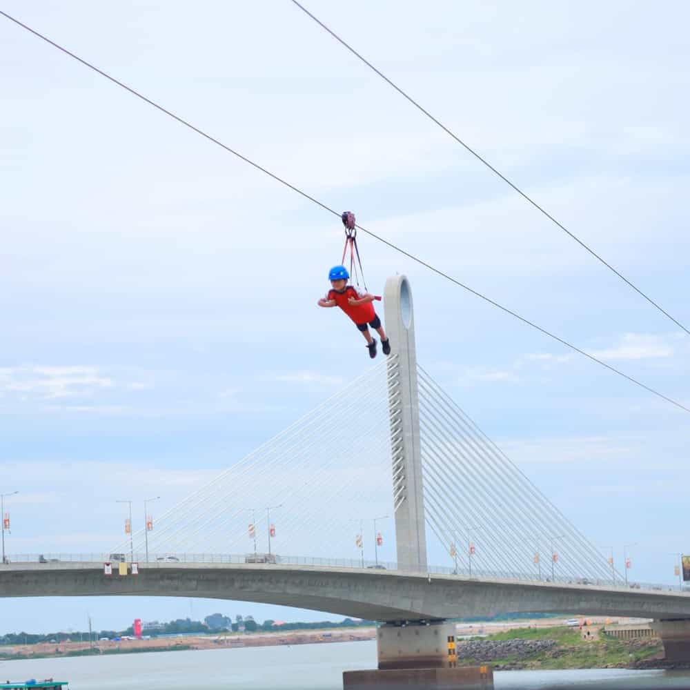 Mekong Zipline Round Trip Superman