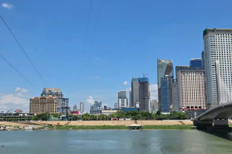Phnom Penh Mekong Zipline on Mekong River